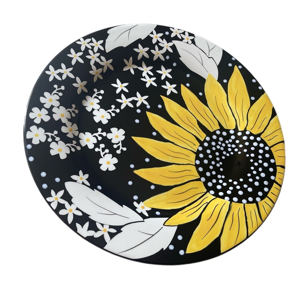 SUNFLOWER 🌻 Plate 14.5”